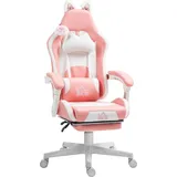 Homcom Gaming Stuhl Rosa