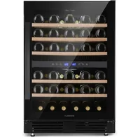 Klarstein Vinovilla 50 Duo Zweizonen-Weinkühlschrank 53l 17 Fl. 3-Farben