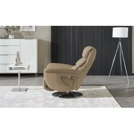 HIMOLLA Relaxsessel 7628 Leder 83 x 107 x 88 cm Beige