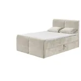 Die Möbelfundgrube Boxbett 120 x 200 cm H2 Beige