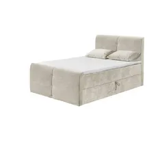 Die Möbelfundgrube Boxbett 120 x 200 cm H2 Beige