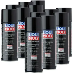 12 X 400 Ml Liqui Moly 1591 Kettenspray Weiß Motorrad Kettenspray Wartung Kette: Liqui Moly 1591