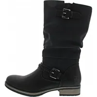 Rieker Estella Womens Kalb Länge Slouch Stiefel 37 EU Schwarz