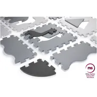 Moby-System Puzzlematte für Babys - Krabbelmatte & Krabbeldecke, 150 x 150 cm, schadstofffreie Spielmatte für Jungen & Mädchen, geruchlos, wasserdicht, extragroß