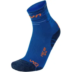 UYN Free Run Laufsocken Herren royal blue/orange 35-38
