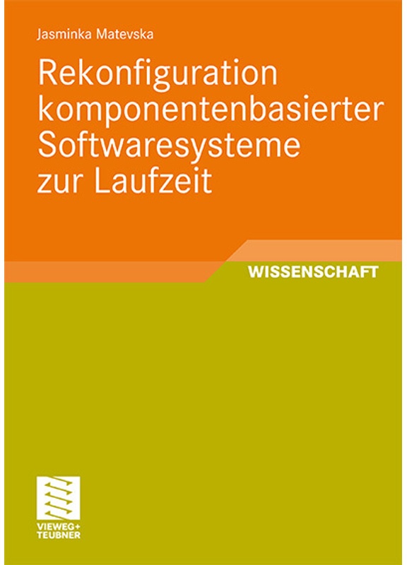 Rekonfiguration Komponentenbasierter Softwaresysteme Zur Laufzeit - Jasminka Matevska  Kartoniert (TB)