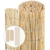VOUNOT Windschutz Schilfrohrmatte 140 x 600 cm Schilf