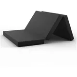Klappmatratze Luxus Faltmatratze, klappbare Gästematratze, faltbare Matratze, shogazi ®, 12 cm hoch, (1-tlg), MADE IN GERMANY, Direkt vom Hersteller, OEKO-TEX®, Testsieger 1,1 grau 140 cm x 190 cm x 12 cm