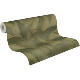 Livingwalls Vliestapete Vibes & Styles Isabelle 10 m x 0,32 m 790394 Grün/Gold