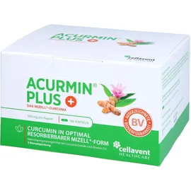 Cellavent Healthcare GmbH Acurmin Plus Das Mizell-Curcuma Kapseln 60 St.