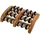Body Vital Fussmassageroller Matte Braun