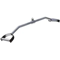 Gorilla Sports Latzugstange mit Hufgriff, gebogen grau 93 cm