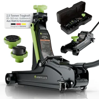 Juskys Wagenheber 2,5 t mit Transportbox,