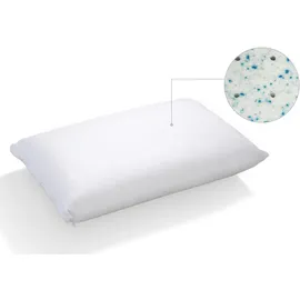 letti moderni Kopfkissen Classic Gel Latex Weiß 40x60 cm