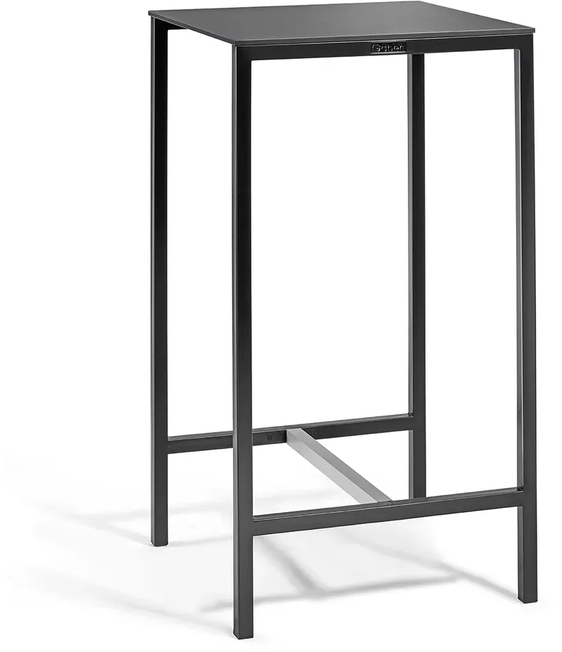 Stehtisch Claro Slim Schwarz Höhe: 110 cm