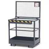 R+R INDUSTRIETECHNIK Arbeitskorb Stahl 1200x800x1910 mm Grau