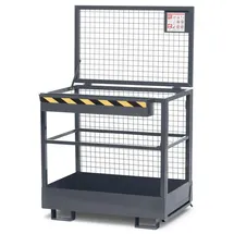 R+R INDUSTRIETECHNIK Arbeitskorb Stahl 1200x800x1910 mm Grau