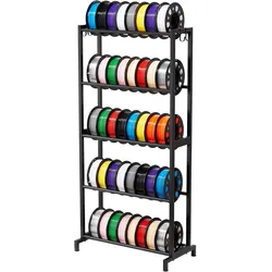 VEVOR Filament Lagerregal Filamentspulenhalter 5 Ebenen 3D-Druckerzubehör 45kg
