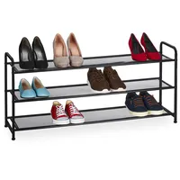 Relaxdays Schuhregal, 12 Paar Schuhe, HxBxT: 48 x 100