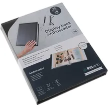 Rillstab Sichtbuch A4 Schwarz