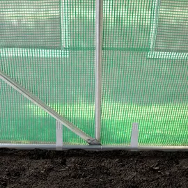 TOOLPORT Foliengewächshaus Gewächshaus 2x3m stabil - (8933)