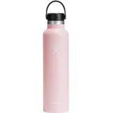 Hydro Flask - Standard Mouth - Trinkflasche 709ml (24oz) - Isolierte Wasserflasche aus Edelstahl - Sportflasche mit auslaufsicherem Flex Deckel & Gurt - Thermoflasche Spülmaschinenfest - Trillium