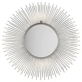 Beliani Wandspiegel Silber - 80 cm