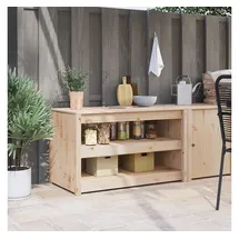 vidaXL Küchenschrank 106 x 55 x 64 cm Braun