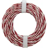 Donau Elektronik 205-10 Klingeldraht 2 x 0.2 mm2 Rot/Weiß 10m