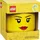 LEGO Mädchenkopf 24 x 27 x 24 cm 1-tlg. mehrfarbig