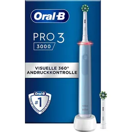 Oral B Pro 3 3000 CrossAction blau + Aufsteckbürste