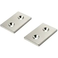 TRU Components W40L25T5-2M4 Permanent-Magnet Rechteckig (L x B x