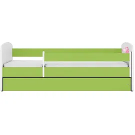 raumhirsch furniture Kinderbett mit Motiv Pferd 80 x 180 cm Holzwerkstoff grün