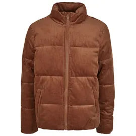 URBAN CLASSICS Boxy Corduroy Puffer Jacke Orange 2XL