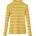 vidaXL Kinder Langarmshirt Halbrollkragen Gestreift Langarm T-Shirt Jungen Ocker 128 - 128
