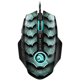 Sharkoon Drakonia II Gaming Maus grün/schwarz