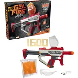 Nerf Pro Gelfire Mythic Blaster 1600 Gelfire Runden Hopper Wiederaufladbarer Akku Brille