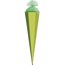 ROTH Bastel-Schultüte maigrün 85 cm, Tüllverschluss in Grün | Gr.: onesize