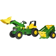 Rolly Toys rolly toys® »rollyJunior John Deere mit Lader und Trailer«, Made in Europe Made in Germany, grün