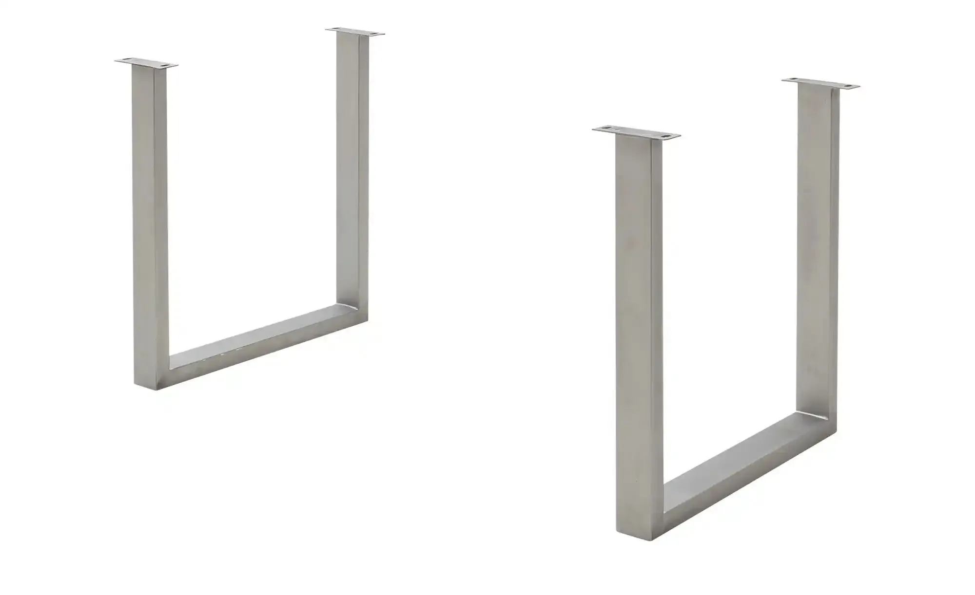 Dine + Mine Tischgestell aus Metall SigNature One ¦ silber ¦ Maße (cm): B: 73 H: 74 T: 8.0