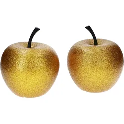 2er Set Pottery Pots Deko-Apfel XS Gold – E2206-S1-GLG