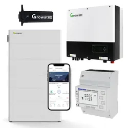 Growatt SPH6000TL3-BH-UP 0% MwSt §12 III UstG 6kW Hybrid Wechselrichter mit 12.8...