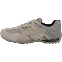 GEOX Uomo Snake A Sneaker, Rock/LT Grey, 39 EU