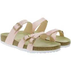 BIRKENSTOCK Franca Damen Pantoletten Made in Germany Sommer-Schuhe normale Breite Sandalen 1026458 Rosa - 35