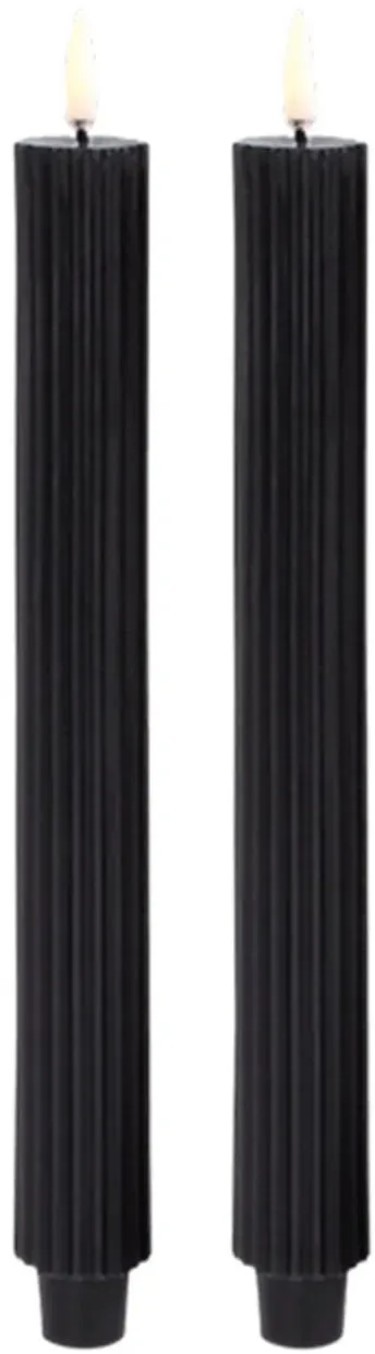 Kerzenhalter Uyuni Lighting, Schwarz, für Wohnzimmer, Sonstige - 25.5