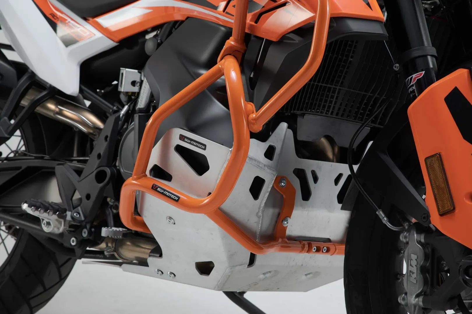 SW-Motech Crash bar - Oranje. KTM 790 Adv/R (19-21), 890 Adv/R (20-22).