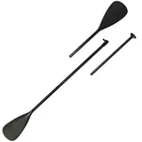 KomfortHome Inflatable SUP-Board SUP-Board 2in1 SUP-Kajak-Paddel, SUP, (Paket, Doppelseitiges Paddel), Doppelseitiges Haar schwarz
