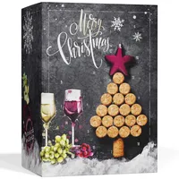Adventskalender Wein 2025 Rotwein Weißwein Rosé Sorten aus aller Welt 24x0,25 L