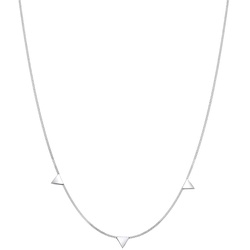 Elli Halskette Dreieck Geo Trend Minimal 925 Sterling Silber silberfarben Damen 