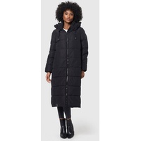 Marikoo Winterjacke »Marikoo Nadeshikoo XVI Damen lange Winter Steppjacke B985«, schwarz